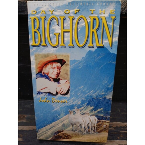 Day Of The Bighorn VHS John Denver Tommy Tompkins Rare EUC Tested Works Great - Picture 1 of 3